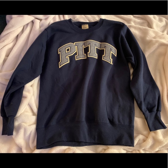 pitt crew neck sweatshirt